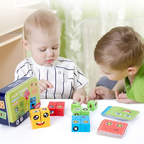 Emoji Blocks Educational Set for Enhancing Emotional and Motor Skills