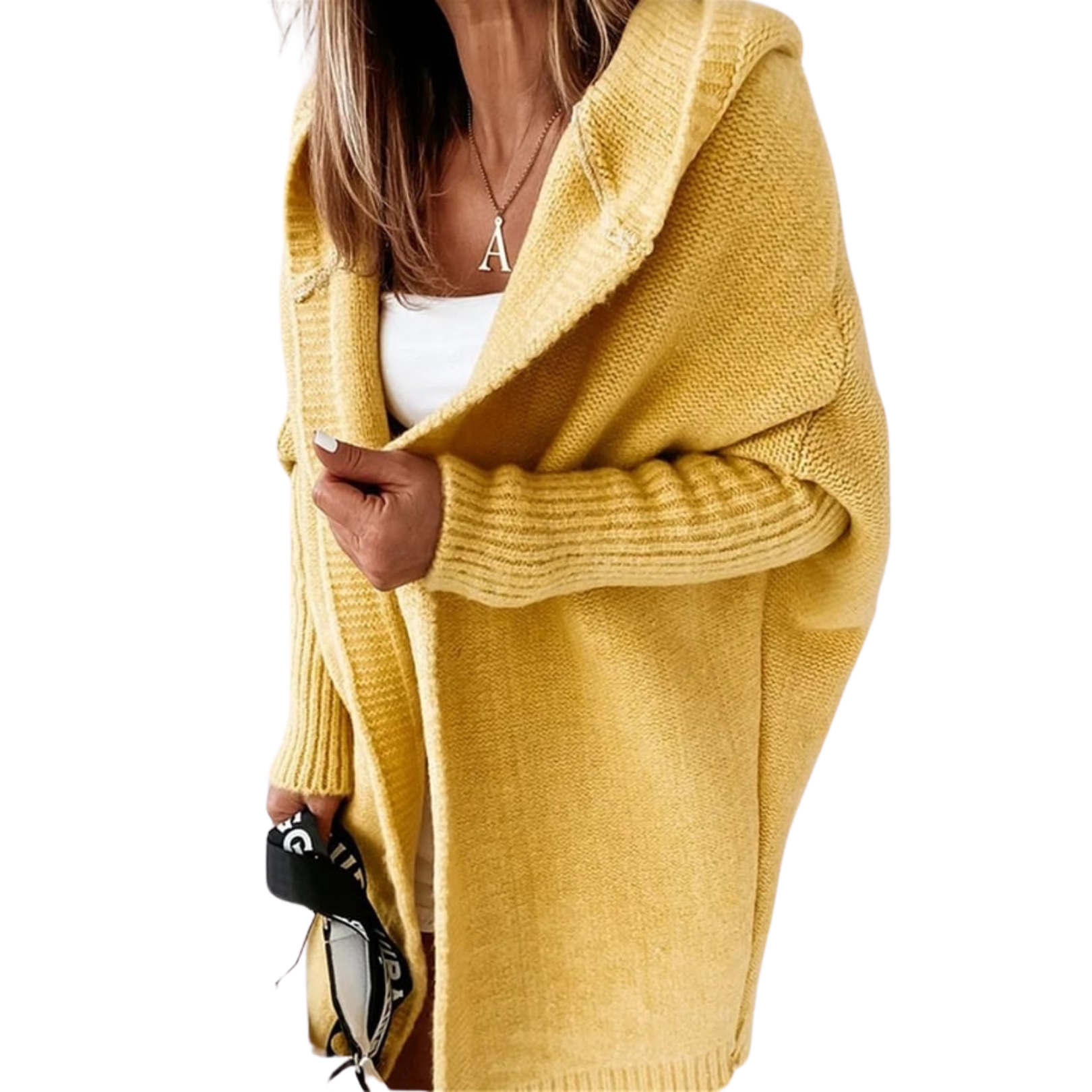 Women's Oversized Long Hoodie Vest