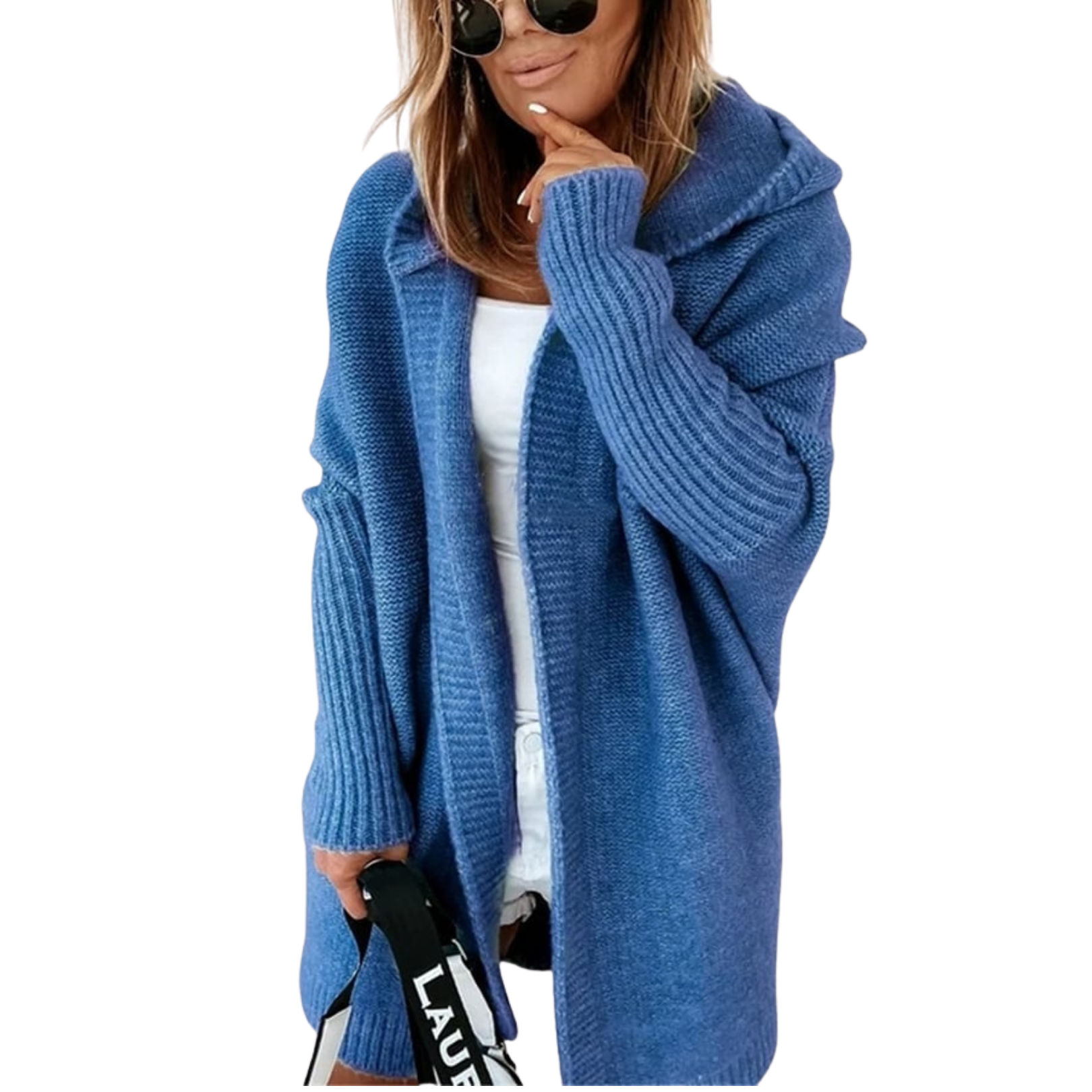 Women's Oversized Long Hoodie Vest