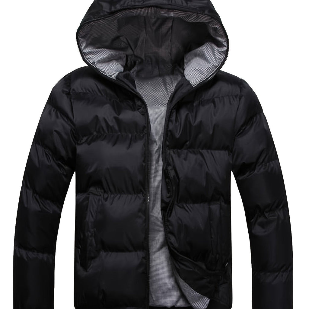 Essential Men's Winter Jacket - Stylish Design with Zip Pockets - Regular Fit - Puento Fortade - TP