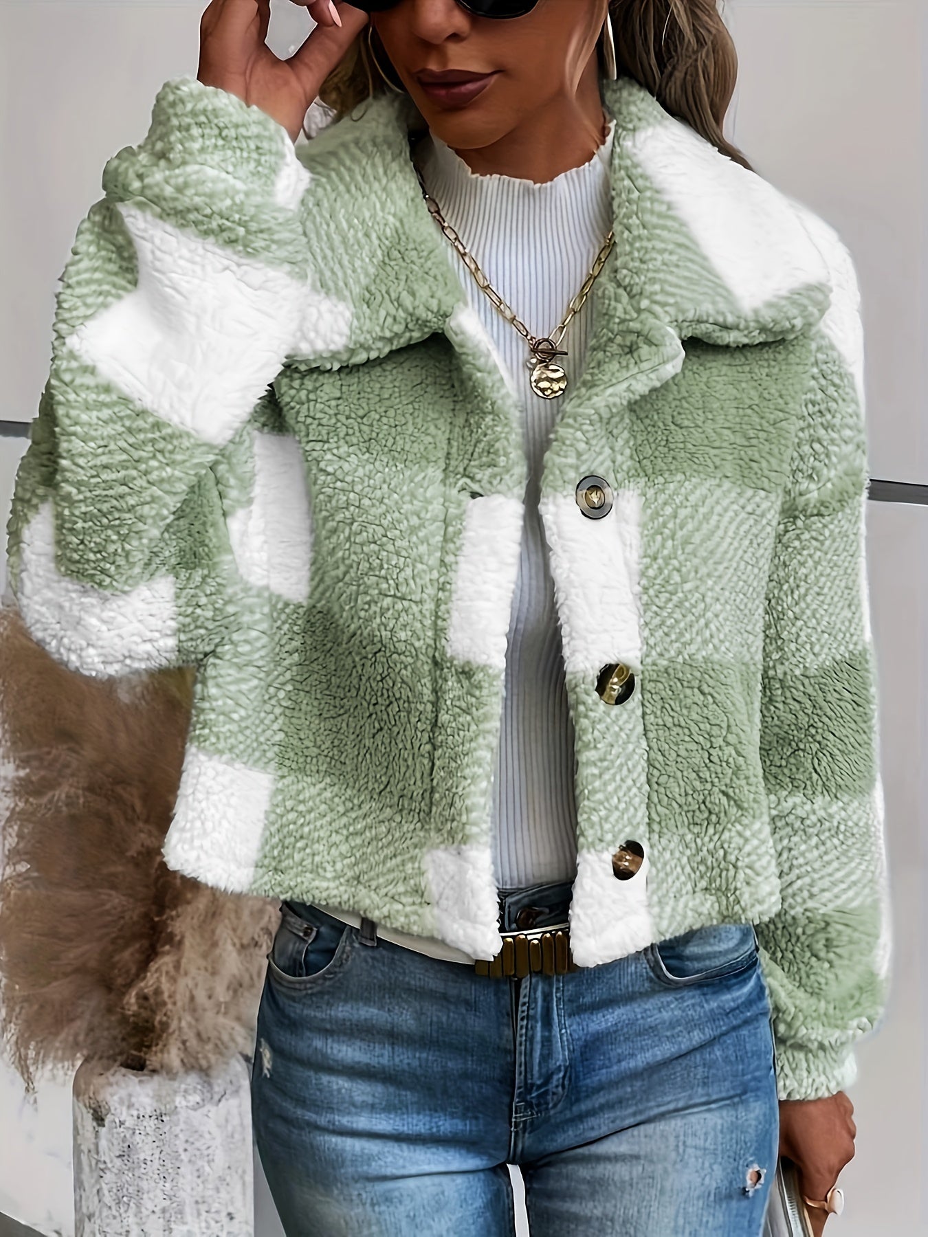 Luna Dressed Teddy Coat - Comfort and Elegance for Women