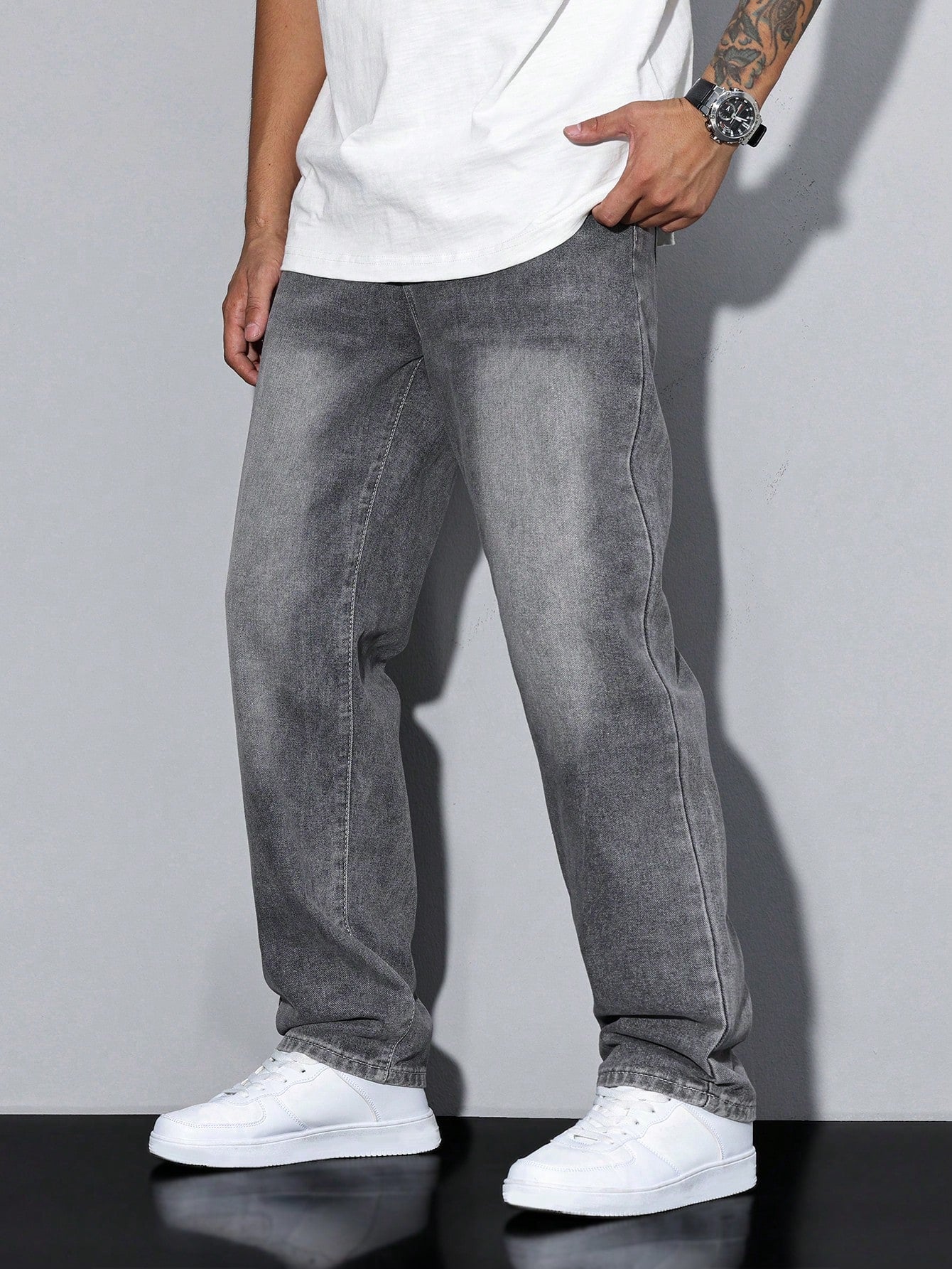 MAVINO | Men's Relaxed Fit Oversized Denim Jeans