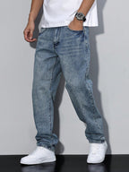 MAVINO | Men's Relaxed Fit Oversized Denim Jeans