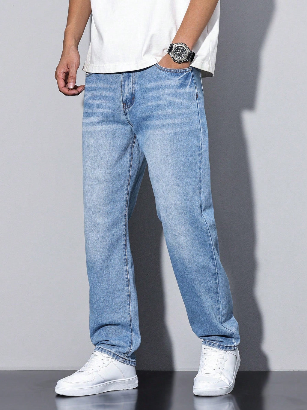 MAVINO | Men's Relaxed Fit Oversized Denim Jeans