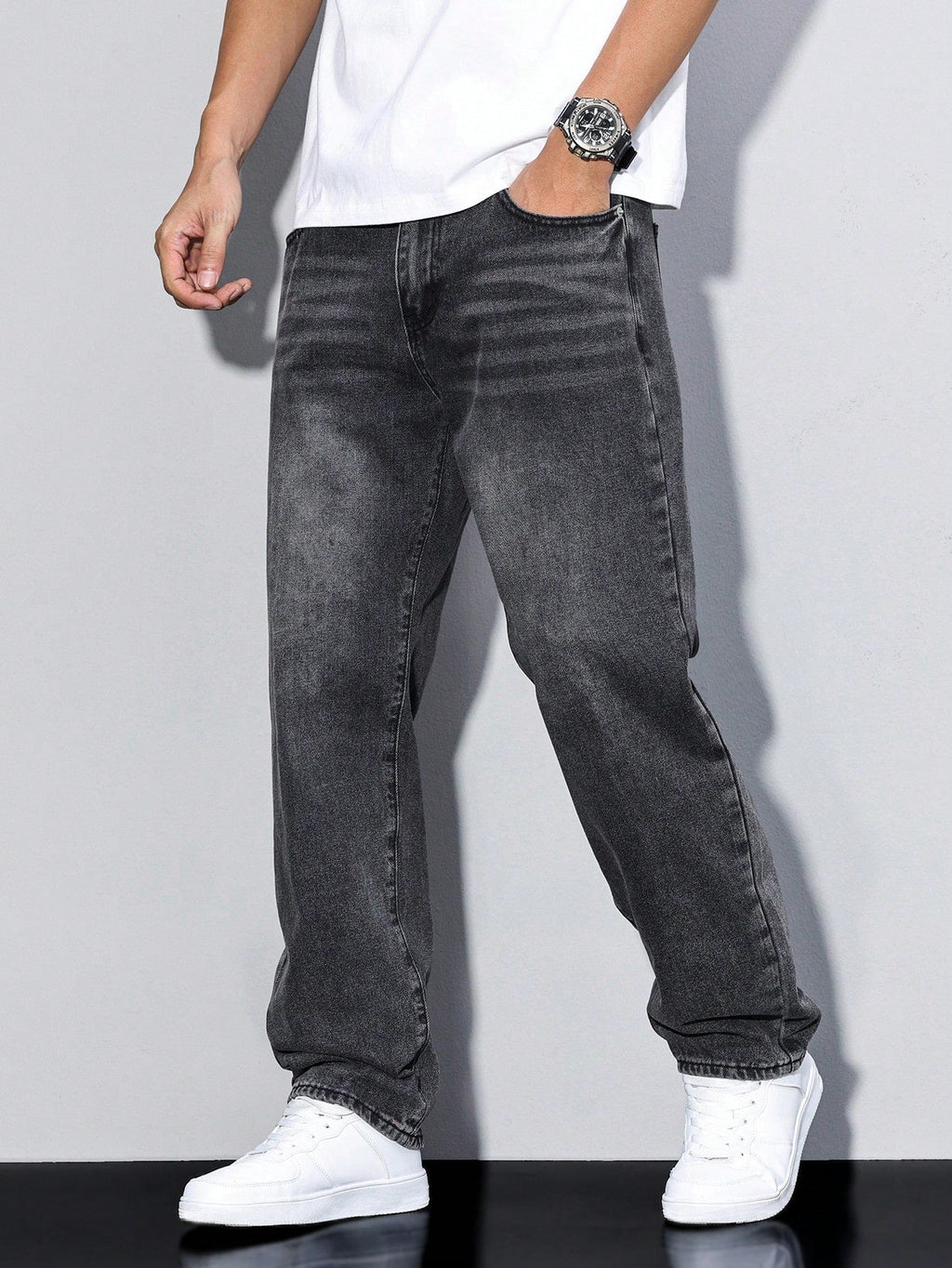 MAVINO | Men's Relaxed Fit Oversized Denim Jeans