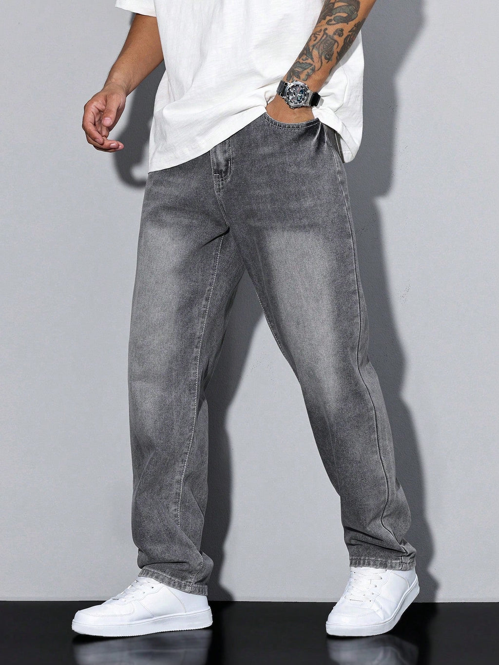 MAVINO | Men's Relaxed Fit Oversized Denim Jeans