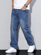 MAVINO | Men's Relaxed Fit Oversized Denim Jeans