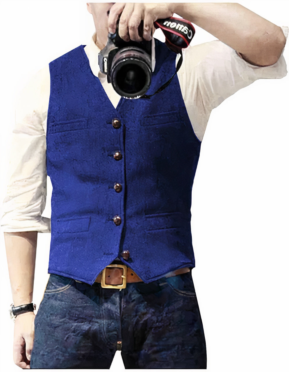 Daan | Trendy Button-Up Men's Gilet