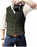 Daan | Trendy Button-Up Men's Gilet