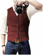 Daan | Trendy Button-Up Men's Gilet