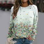 Dagmar | Women's Round Neck Jumper with Assorted Prints