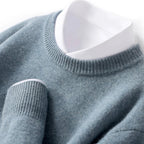 David | Men's Crew Neck Wool Sweater