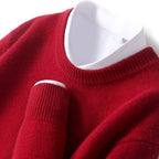 David | Men's Crew Neck Wool Sweater