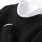 David | Men's Crew Neck Wool Sweater