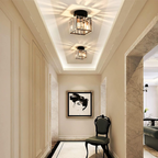 Contemporary Crystal Ceiling Fixture – CrystalGlow