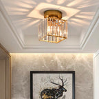 Contemporary Crystal Ceiling Fixture – CrystalGlow