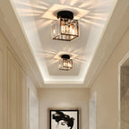 Contemporary Crystal Ceiling Fixture – CrystalGlow