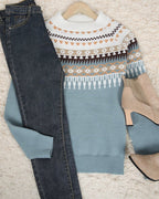 Deqalli | Cozy Long Sleeve Sweater