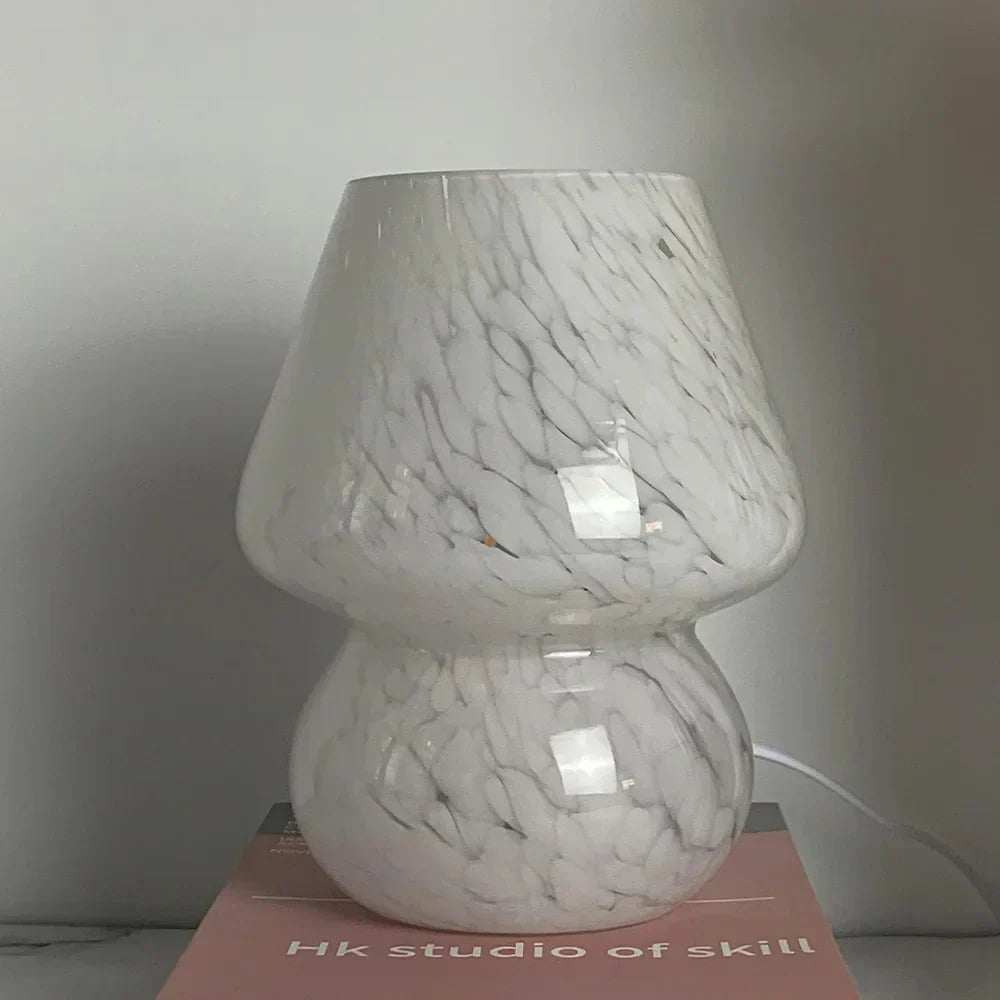 Chic Glass Mushroom Lamp - LumiMush