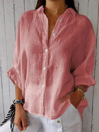 Maëlle - Chic Linen Blouse for Women