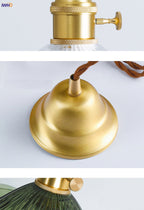 Nordic LED Pendant Light | Vibrant Glass and Copper Fixture for Bedroom, Living Room, and Bar