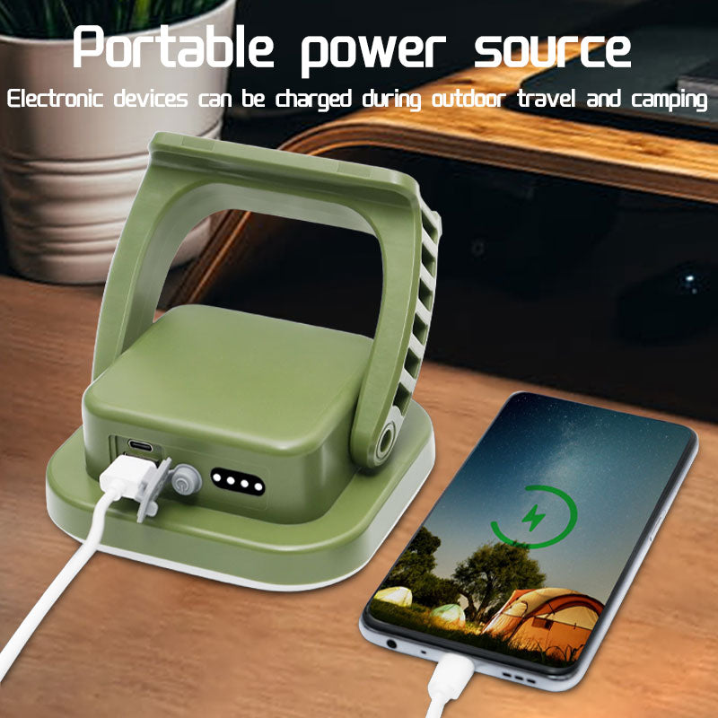 80W Magnetic LED Camping Lamp with Zoom Feature