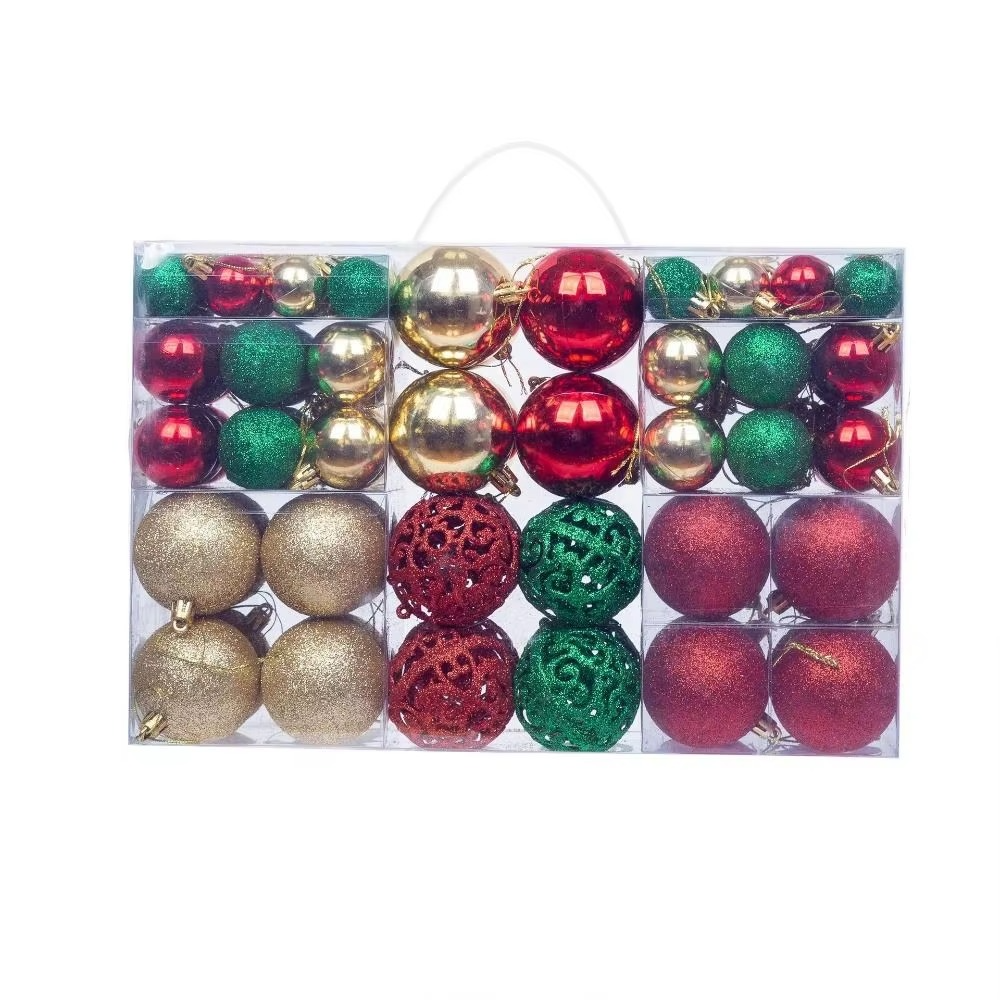 Set of Oversized Christmas Ornaments for Festive Celebrations