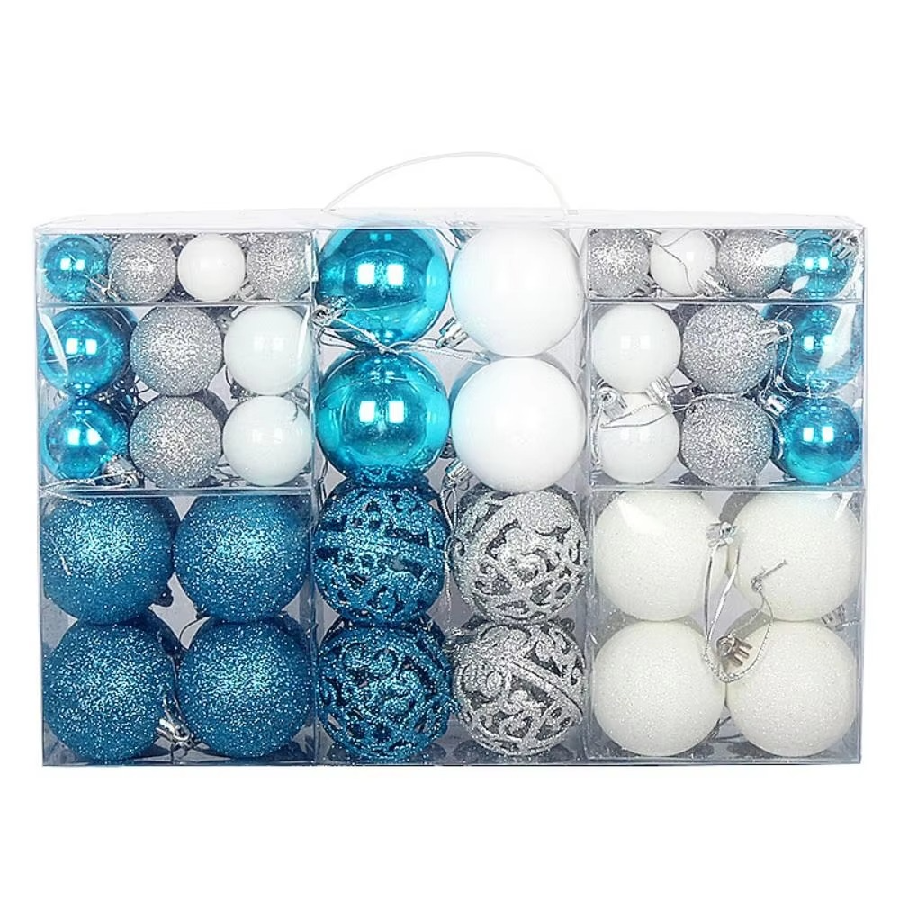 Set of Oversized Christmas Ornaments for Festive Celebrations
