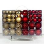 Set of Oversized Christmas Ornaments for Festive Celebrations