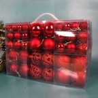 Set of Oversized Christmas Ornaments for Festive Celebrations