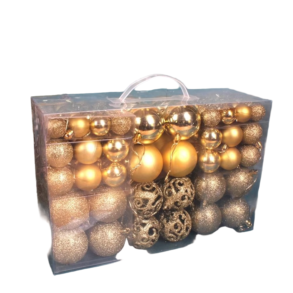 Set of Oversized Christmas Ornaments for Festive Celebrations