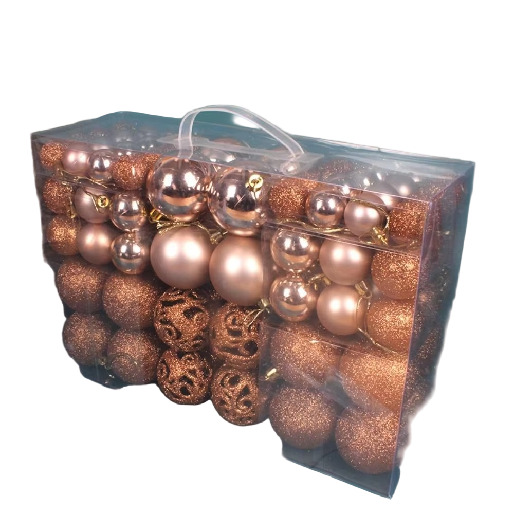 Set of Oversized Christmas Ornaments for Festive Celebrations