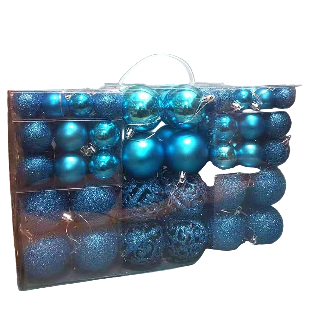 Set of Oversized Christmas Ornaments for Festive Celebrations