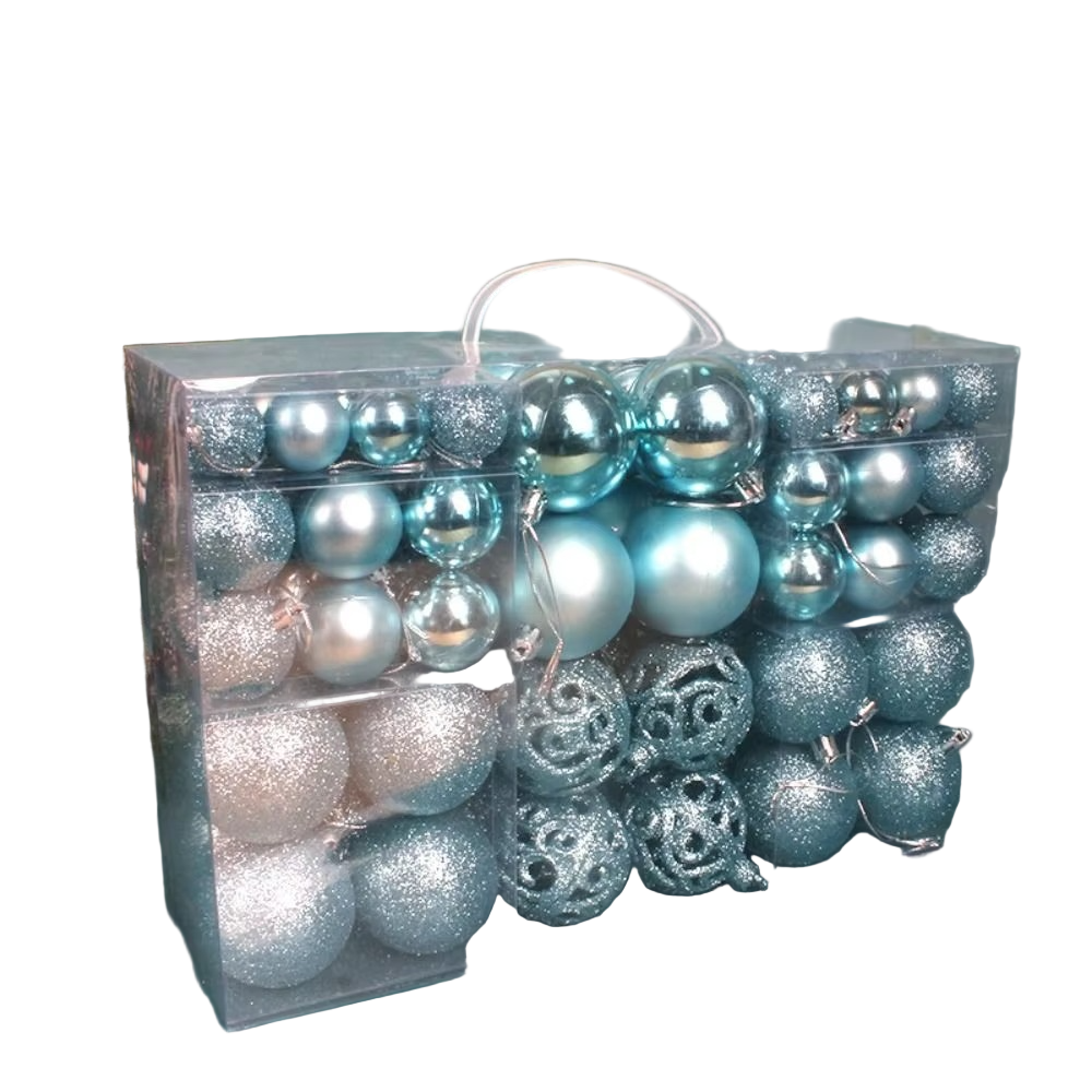 Set of Oversized Christmas Ornaments for Festive Celebrations