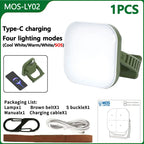 80W Magnetic LED Camping Lamp with Zoom Feature