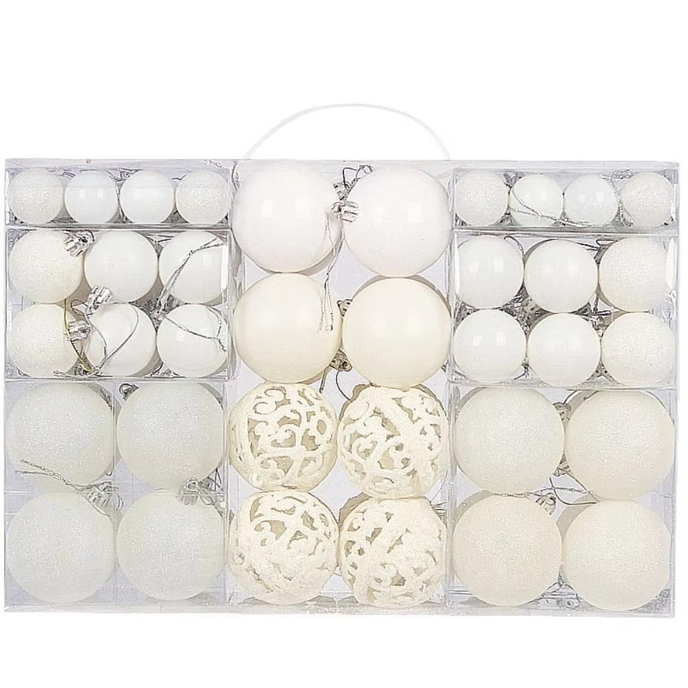 Set of Oversized Christmas Ornaments for Festive Celebrations
