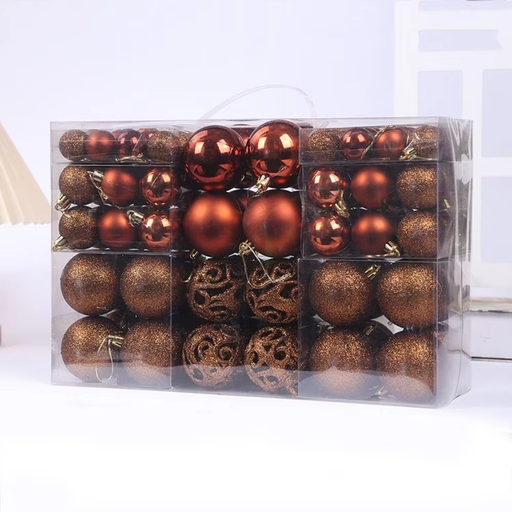 Set of Oversized Christmas Ornaments for Festive Celebrations