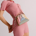 GeoChic Geometric Pattern Handbag - Trendy and Stylish