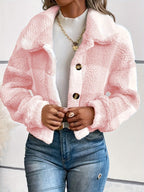 Luna Dressed Teddy Coat - Comfort and Elegance for Women