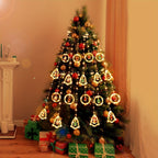 Illuminated Christmas Wish Ring with 10 Mini Figures