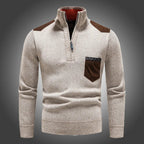 BELVA - Comfortable Men's Winter Zip Sweater