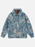 Eefje | Denim Jacket with Floral Design