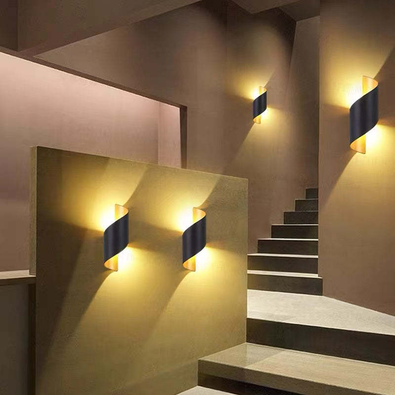 TwistLight Spiral-Shaped Modern LED Wall Lamp
