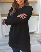 Classic Long Sleeve Plain Sweatshirt