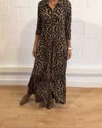 Chic Long-Sleeve Maxi Dress