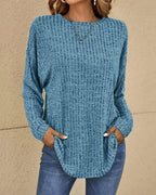Eleonora | Long Sleeve Round Neck Top