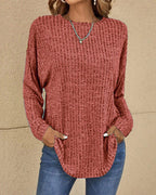 Eleonora | Long Sleeve Round Neck Top