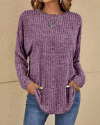 Eleonora | Long Sleeve Round Neck Top