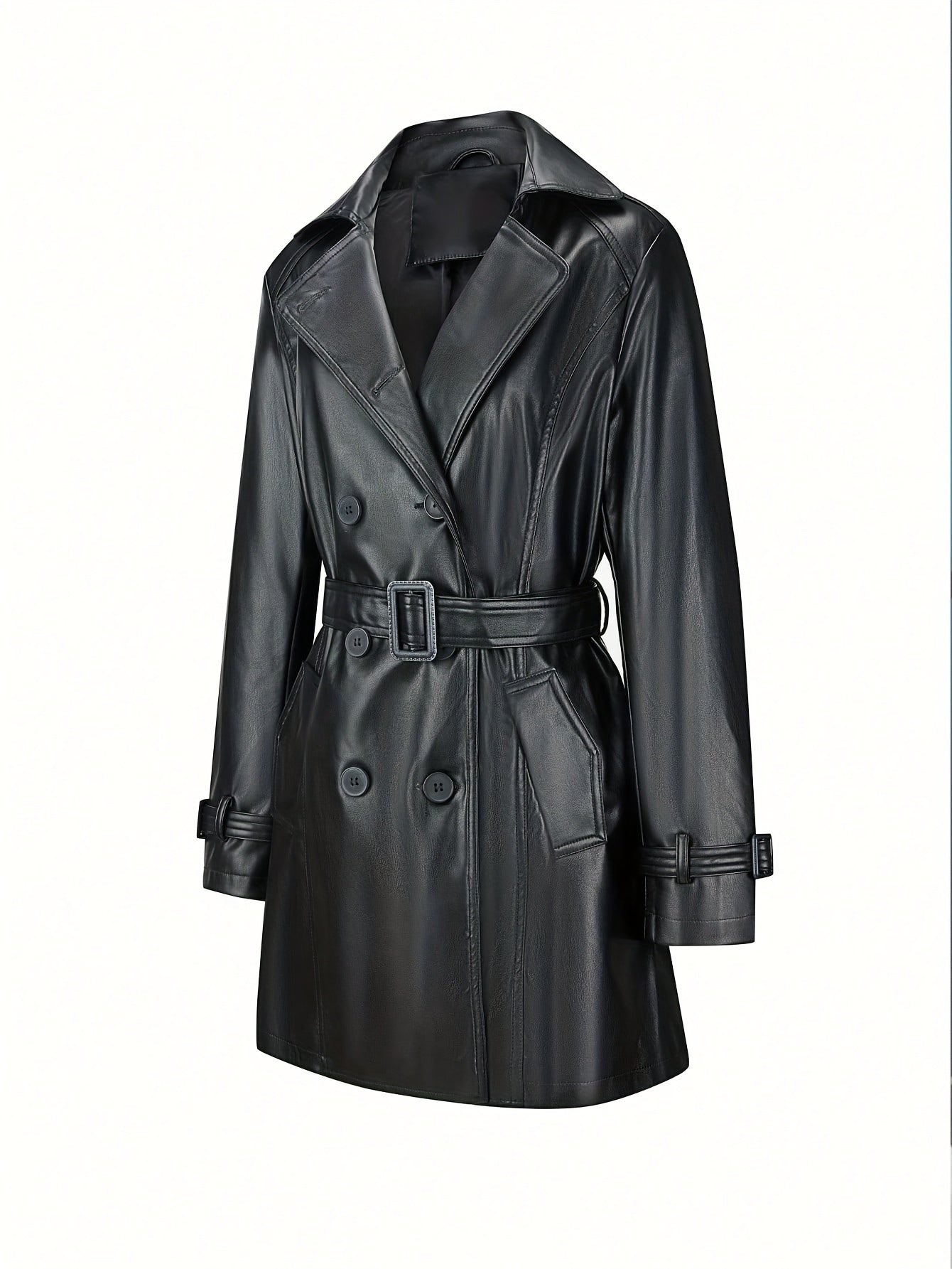 Elin | Vintage-Inspired Double-Breasted Tailored Trench Coat