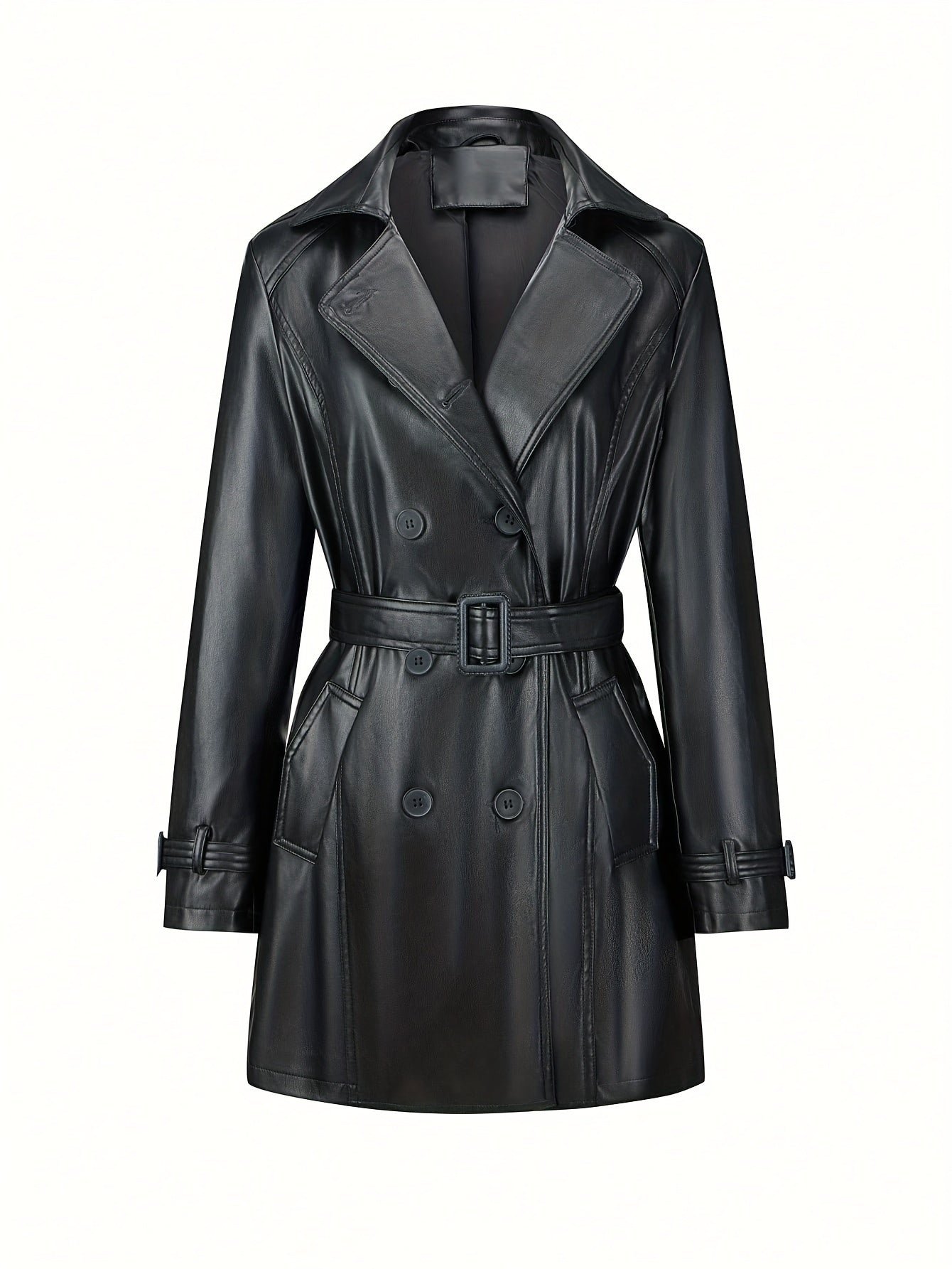 Elin | Vintage-Inspired Double-Breasted Tailored Trench Coat